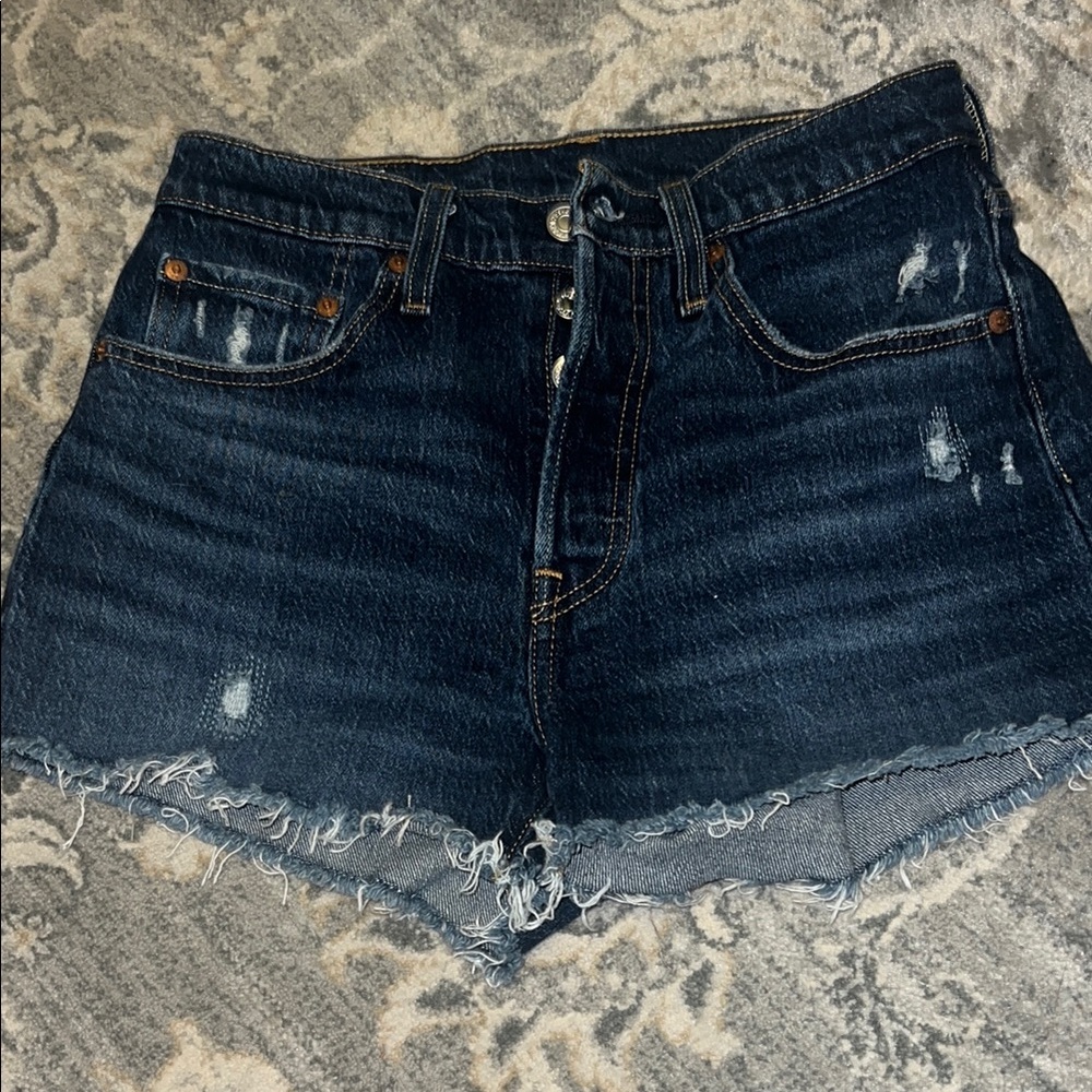 Levi’s 501 Distressed Denim Shorts